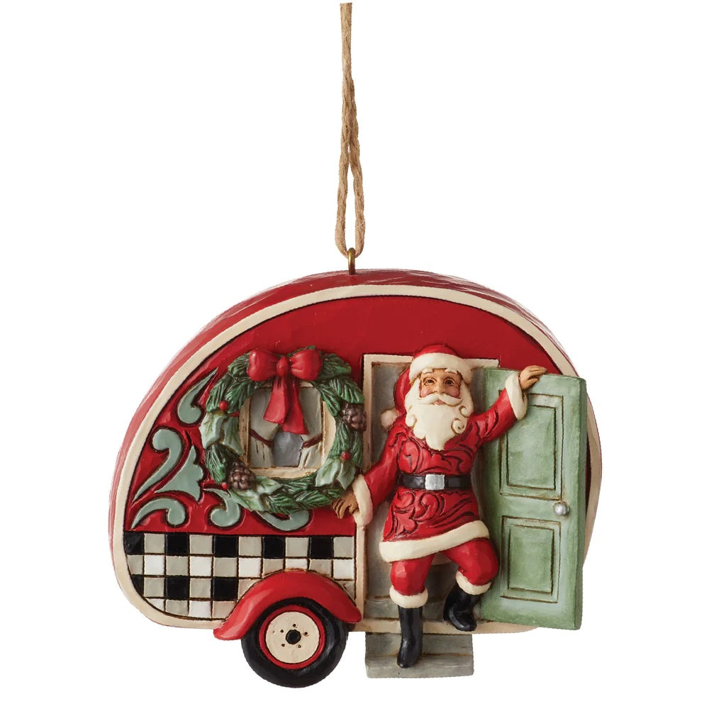 Highland Glen Santa in Plaid Camper