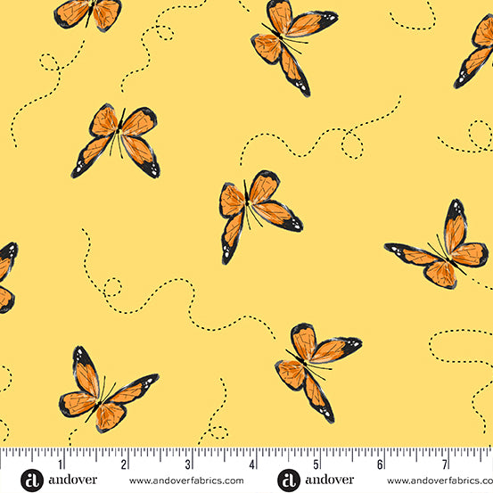 Sunflower Meadow-Yellow Butterflies