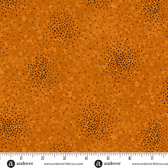 Sunflower Meadow-Orange Texture Dot