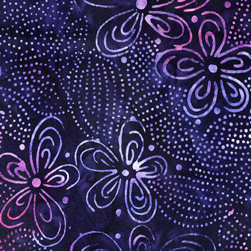 Bali Blooms-Simple Blooms Dark Purple