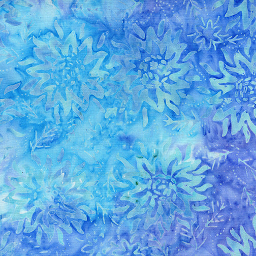 Bali Blooms-Sunflower Blue/Aqua