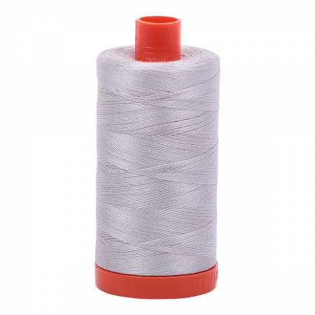 AURIFIL Mako Cotton Thread Solid 50wt 1422yds Aluminium