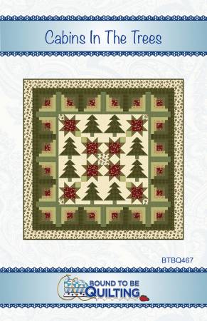 Cabins in the Trees Kit w/A Moose in the Woods fabric