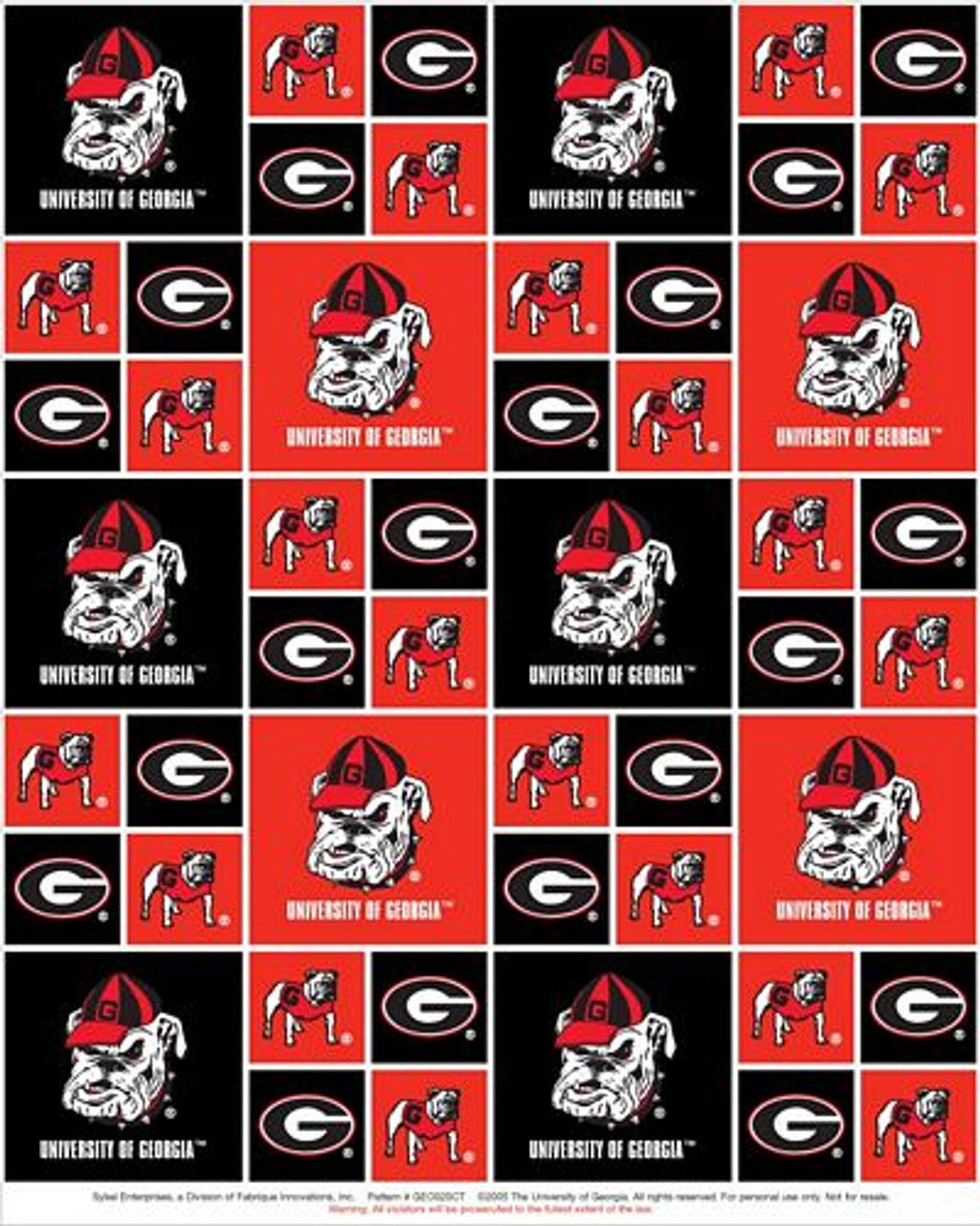 Georgia Bulldogs Box Allover