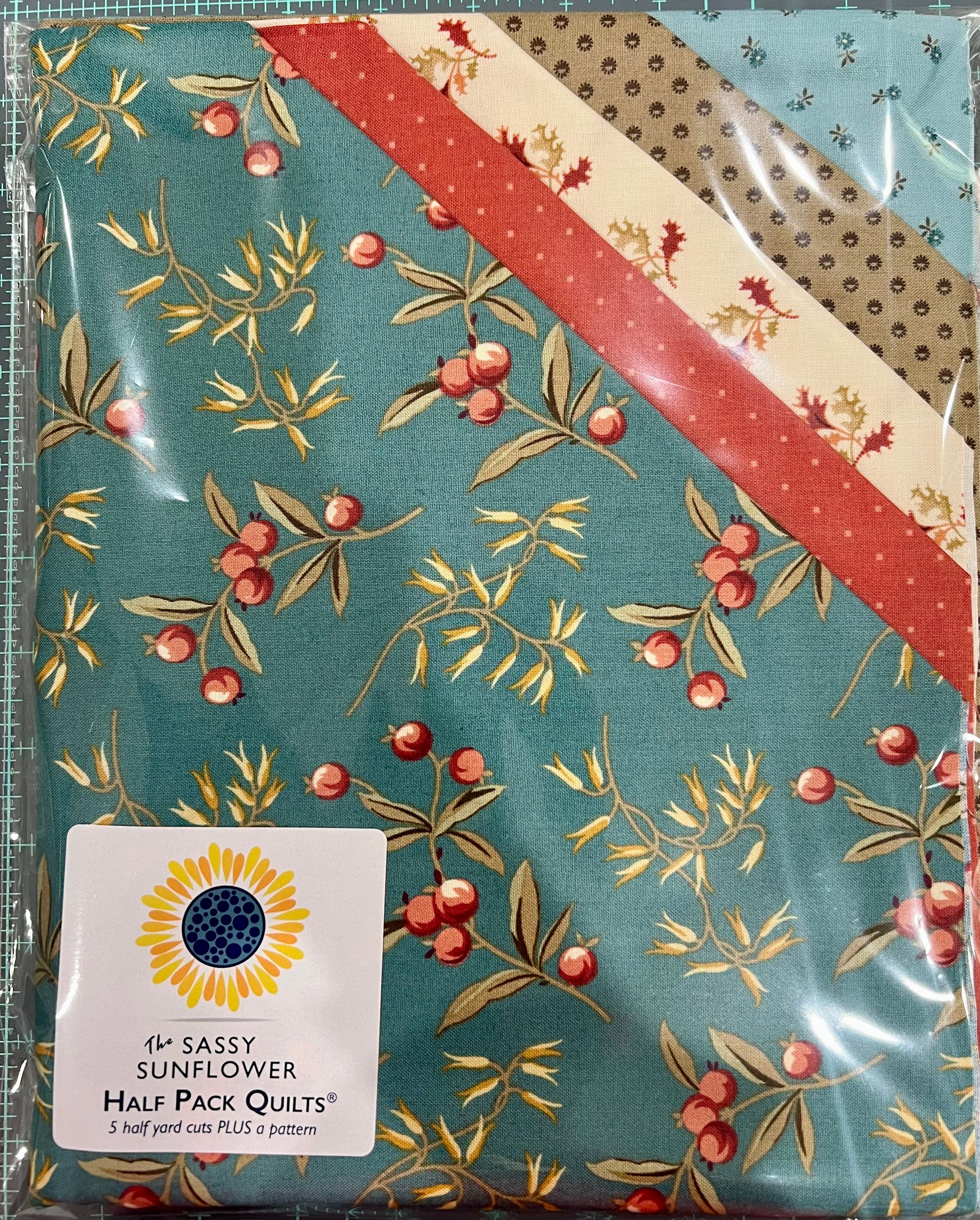 Laundry Basket-Dahlia-The Sassy Sunflower Half Pack Quilts™  Kit