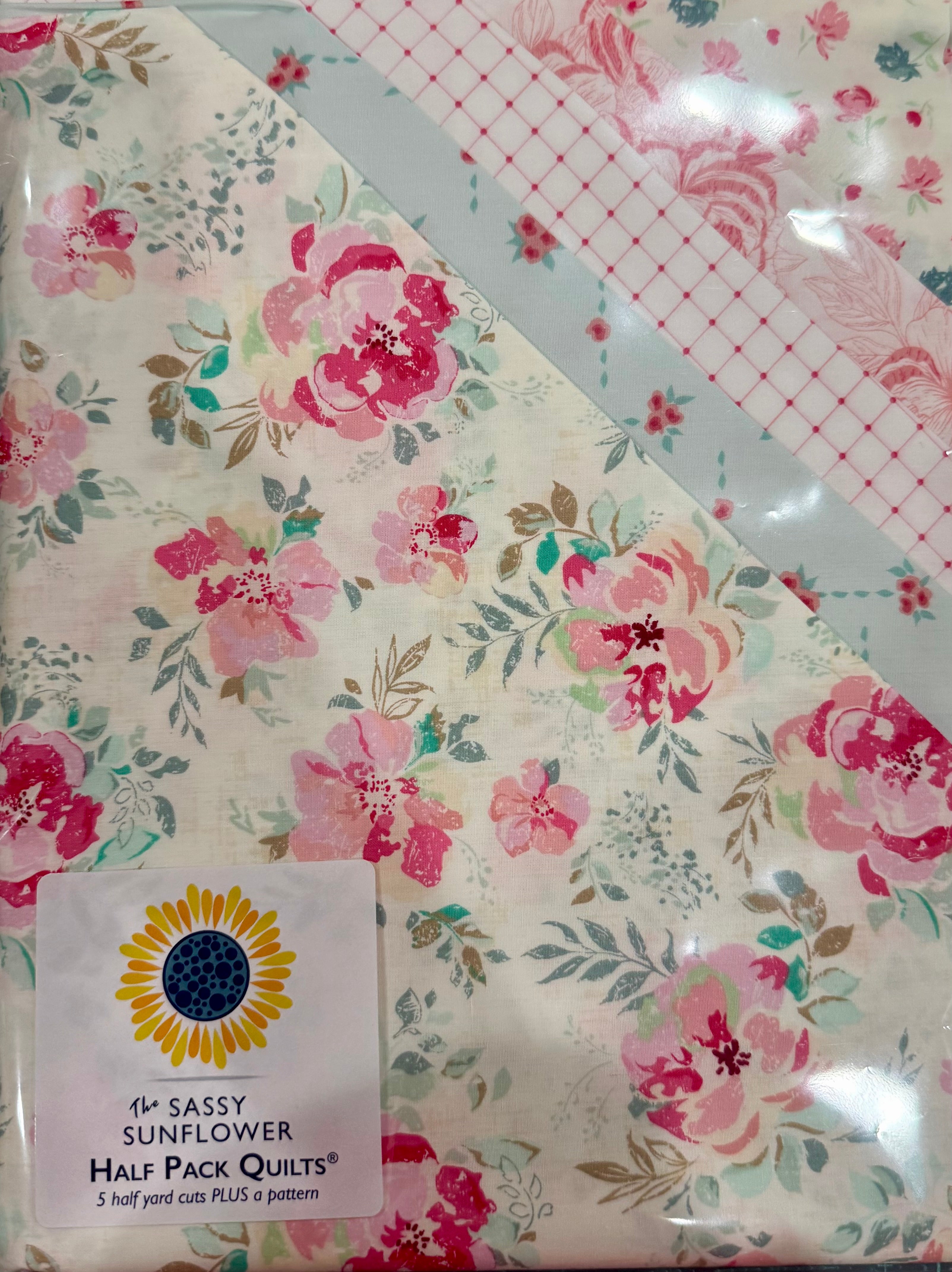 Romantica-The Sassy Sunflower Half Pack Quilts™  Kit
