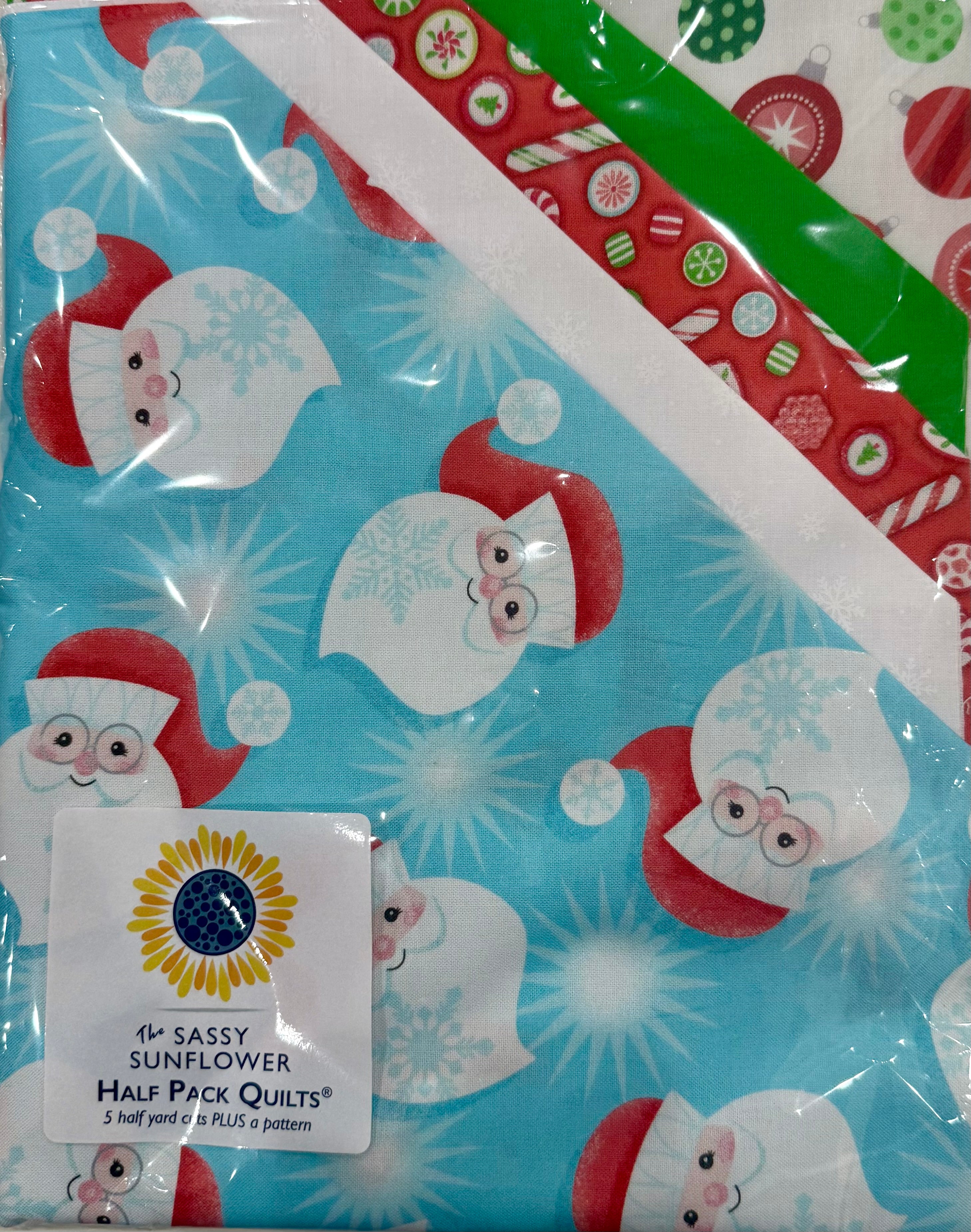 Stocking Stuffers-The Sassy Sunflower Half Pack Quilts™  Kit