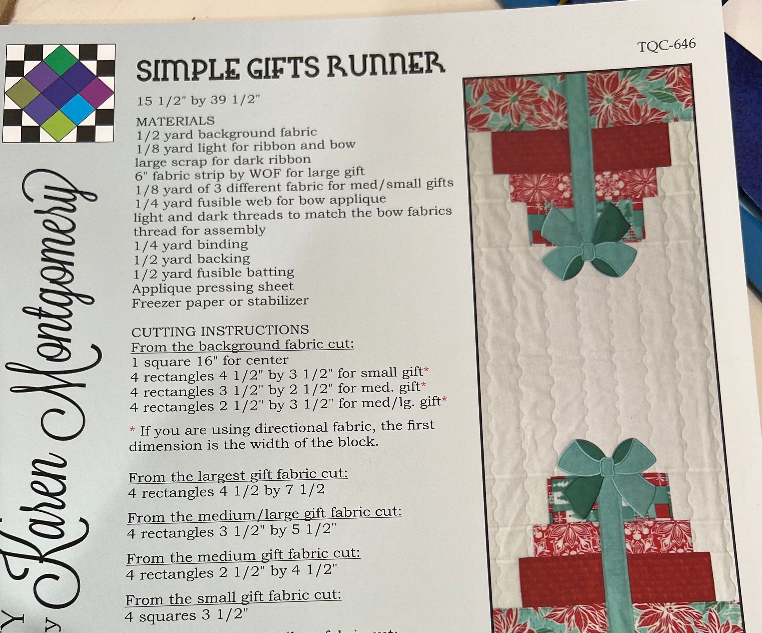 Simple Gifts Runner