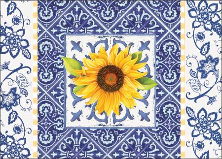 Indigo Sunflower notecards