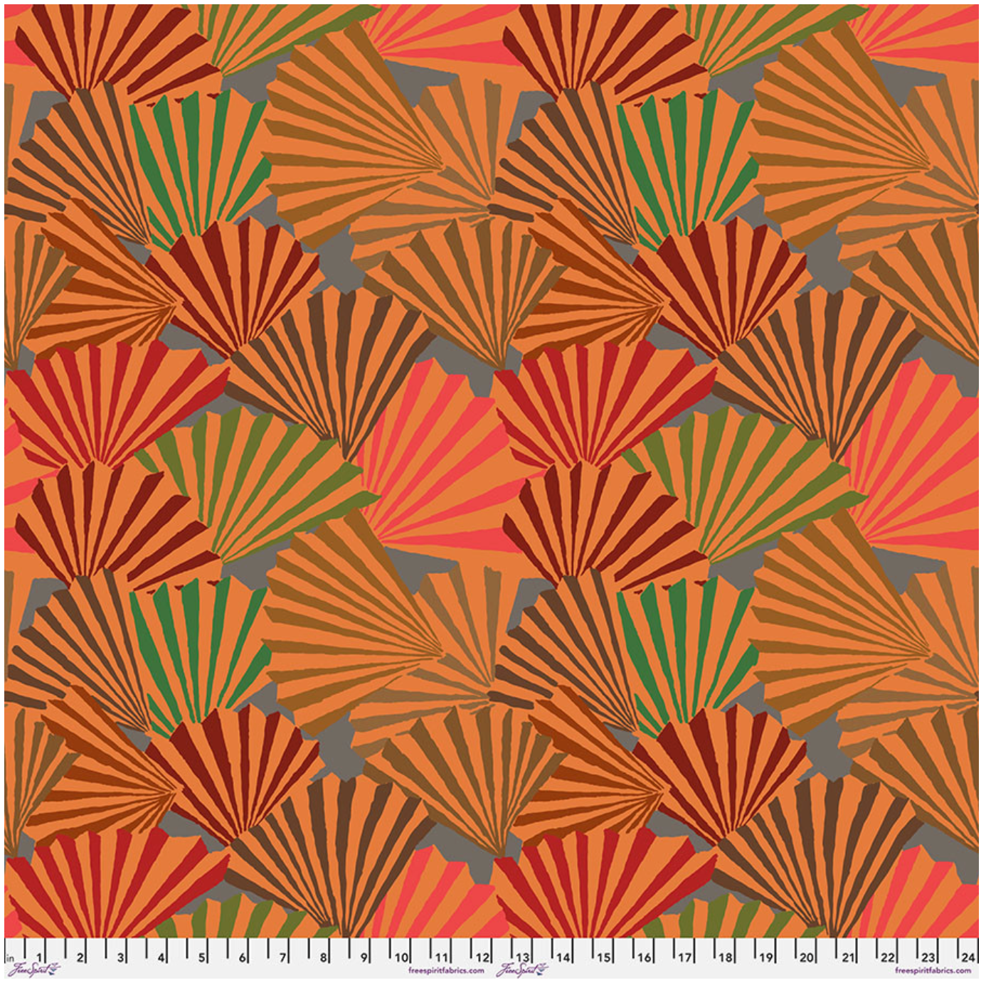 Kaffe Fassett Collective-Fanfare-Brown