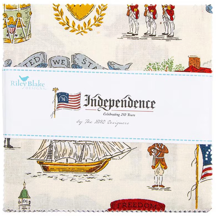 Independence 5" Stackers-42 pcs