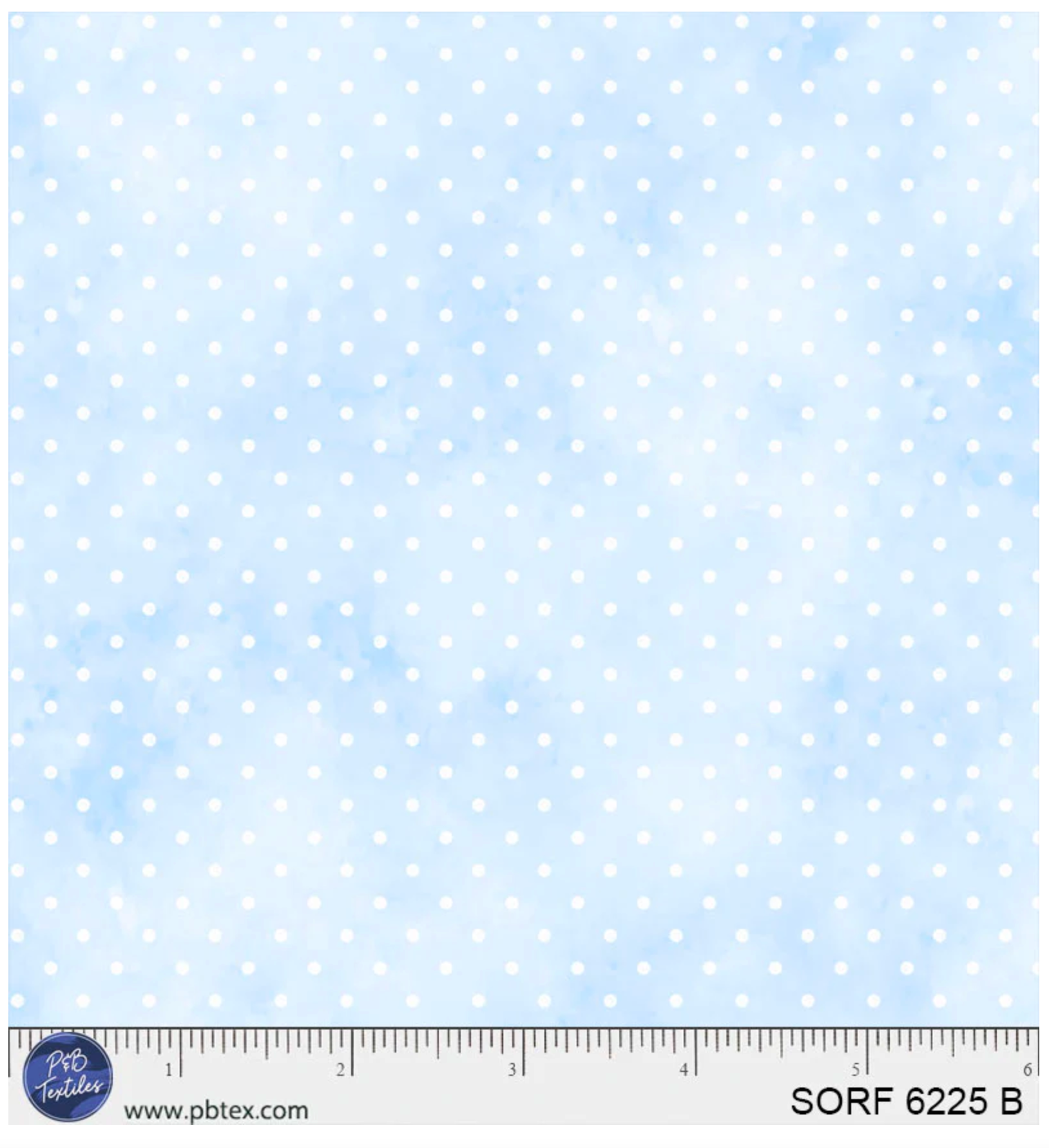 Sorbet Flannel pin dot-blue