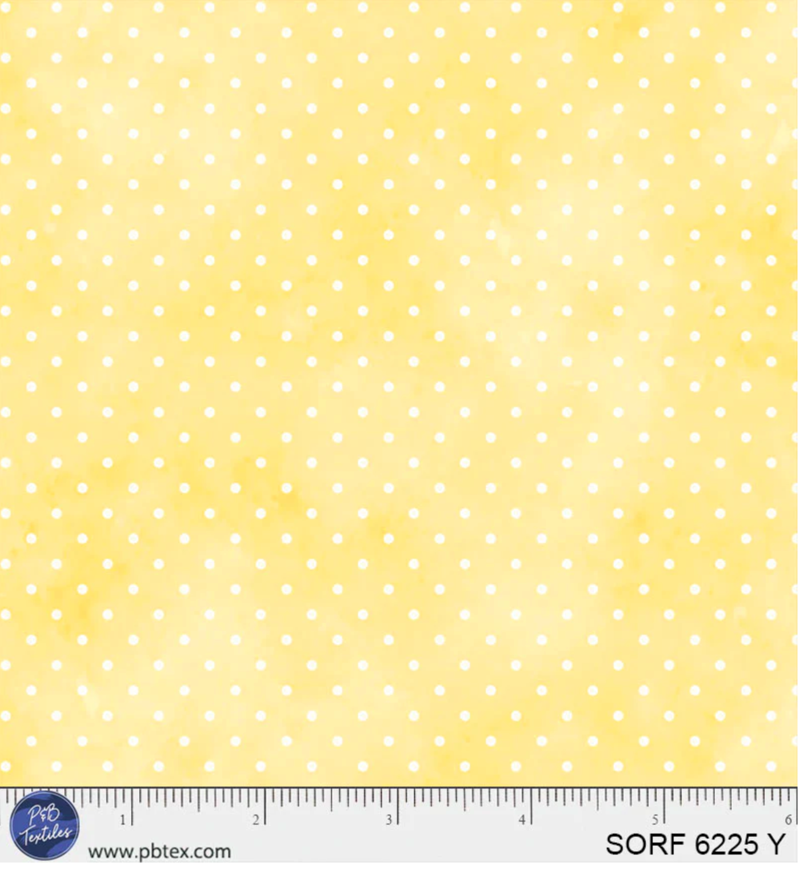 Sorbet Flannel-Pin Dot Yellow