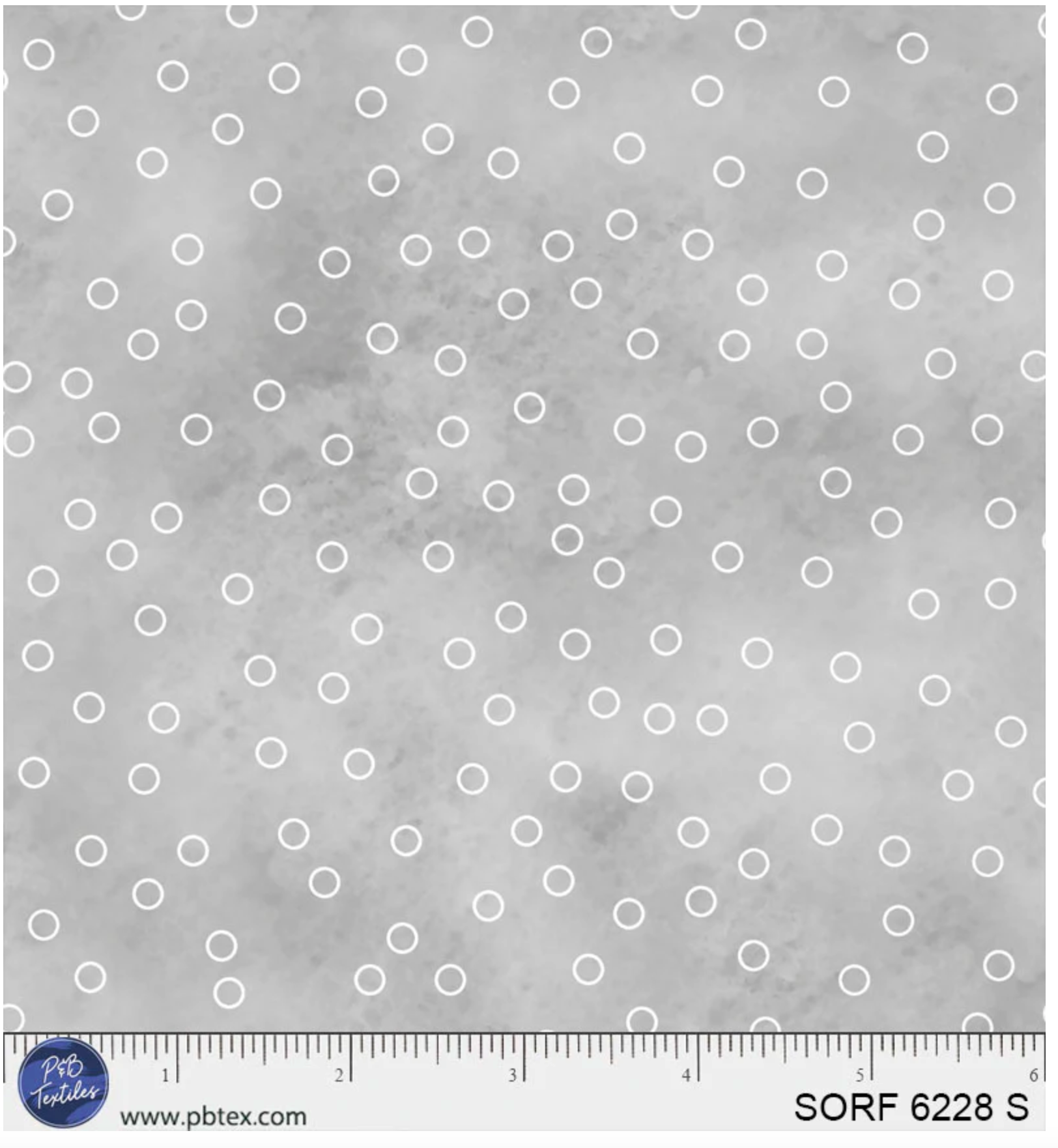 Sorbet Flannel-Tossed Open Dot-Grey