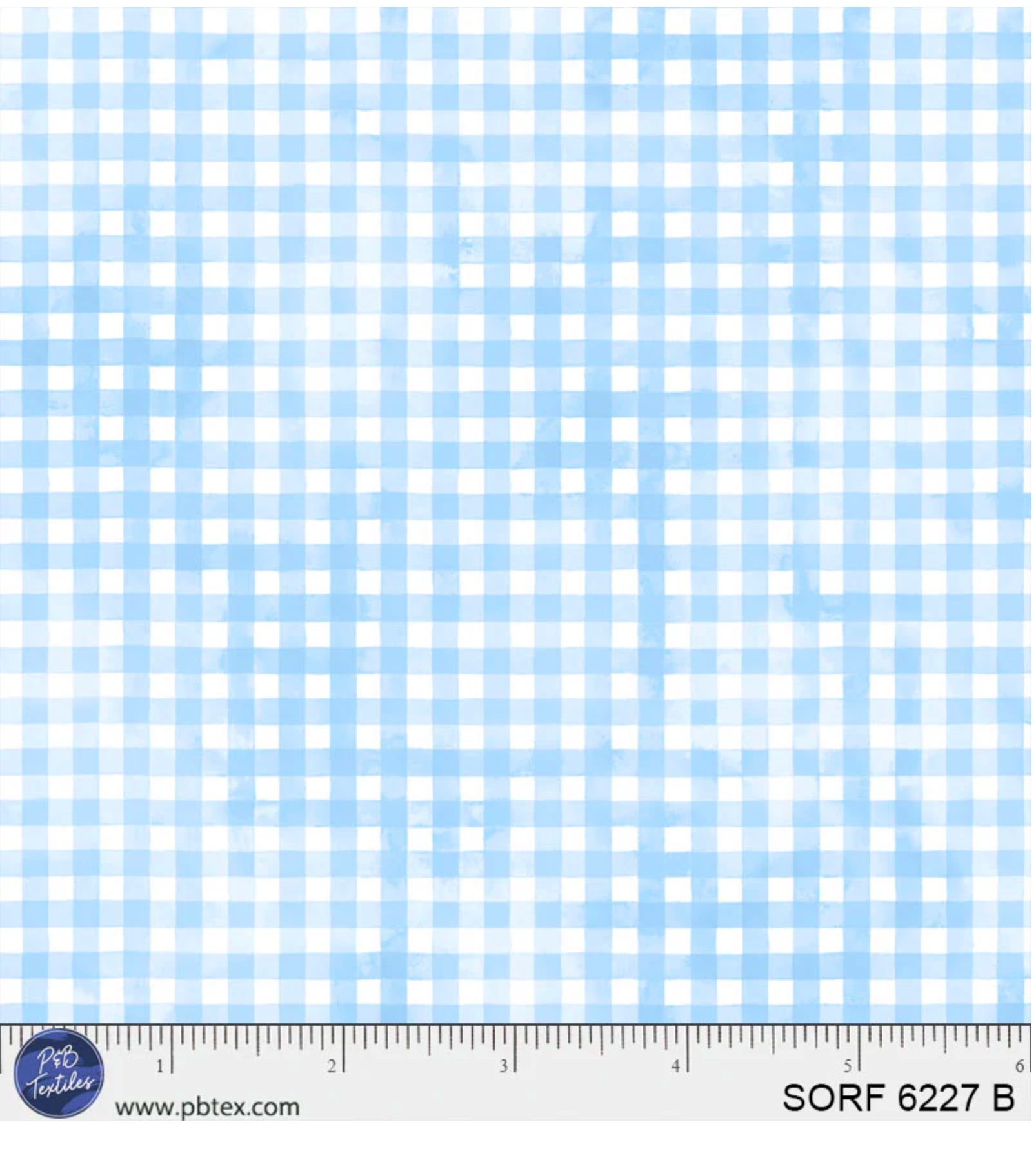 Sorbet Flannel Blue Gingham