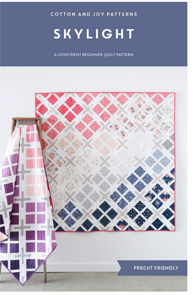 Skylight Kit using Misy Meadow Batiks, Throw size 68x68 top only