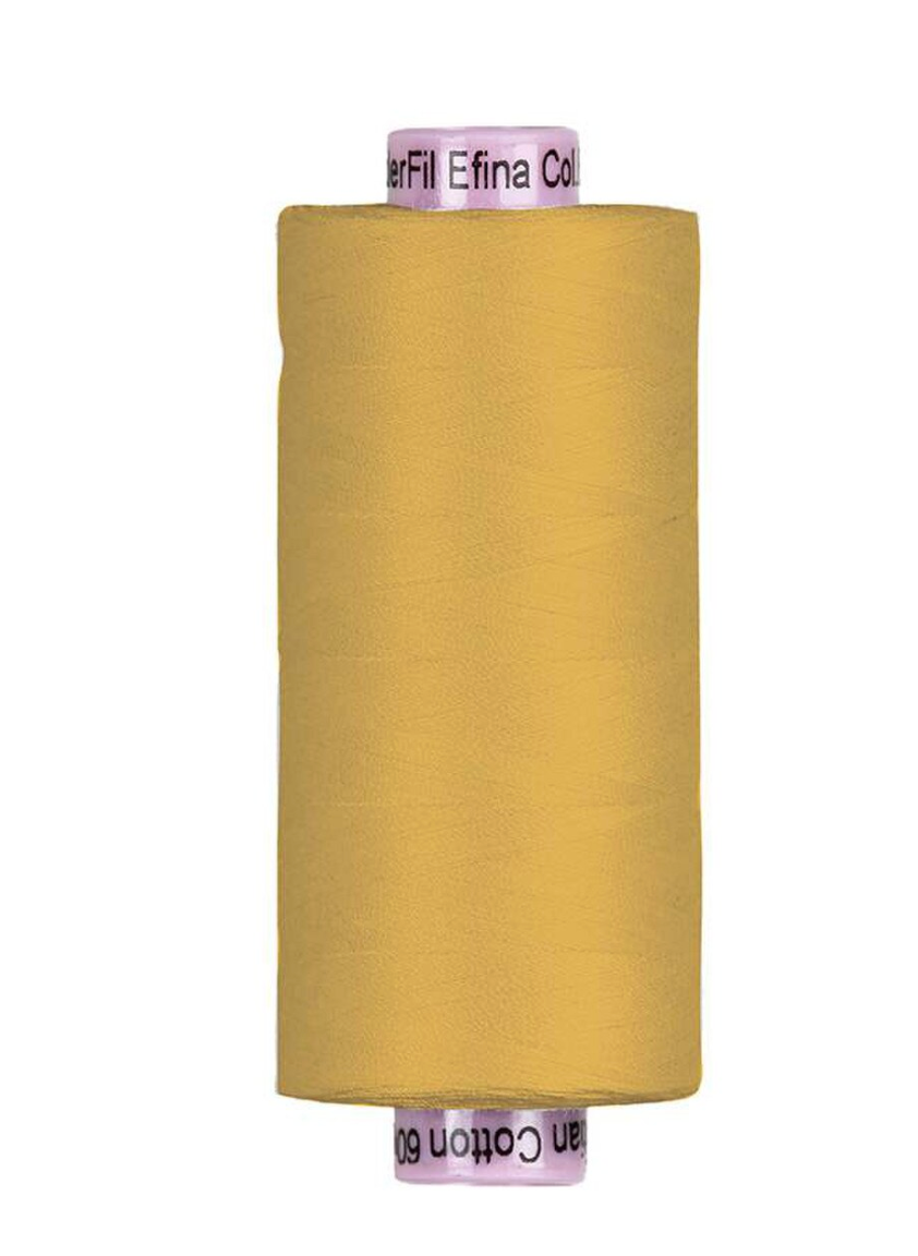 Confetti Cotton Thread-Honey-60 Wt/2 ply-1500 yards