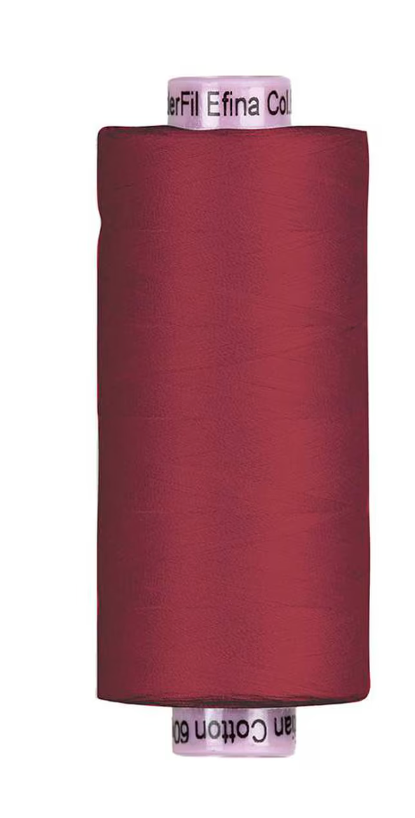 Confetti Cotton Thread-Barn Red-60 wt-2 ply-1500 yards