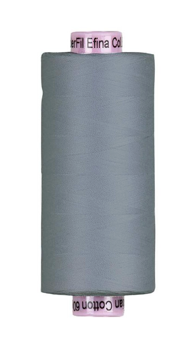 Confetti Cotton Thread-Riley Grey-60 wt-2ply-1500 yards
