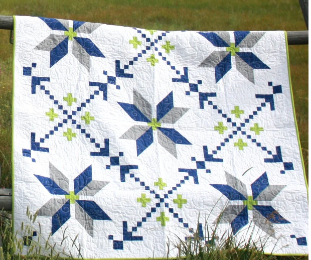 Northern Lights Kit using Holly and Hearth top only 63x63