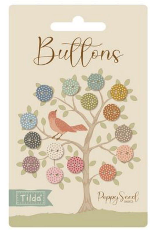 Tilda Poppy Seed Buttons