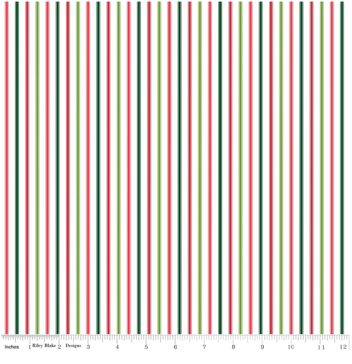 Seasonal Basics-Ticking Stripe Christmas
