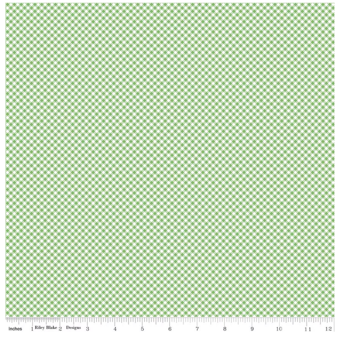 Seasonal Basic-Gingham Green