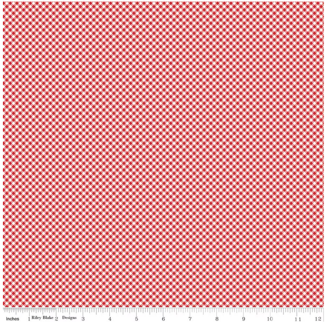 Seasonal Basics-Gingham Red