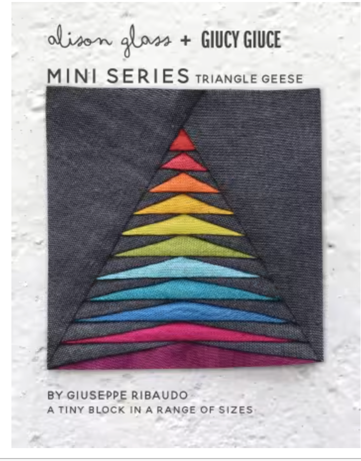 Mini Series Triangle Geese Pattern