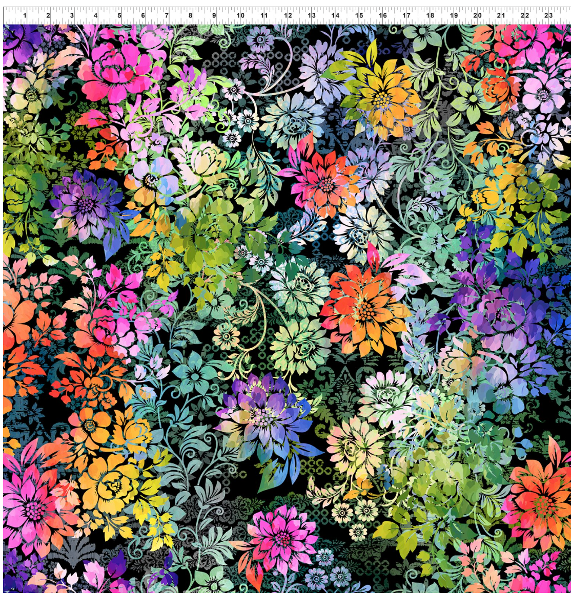 Felicity-Floral Black