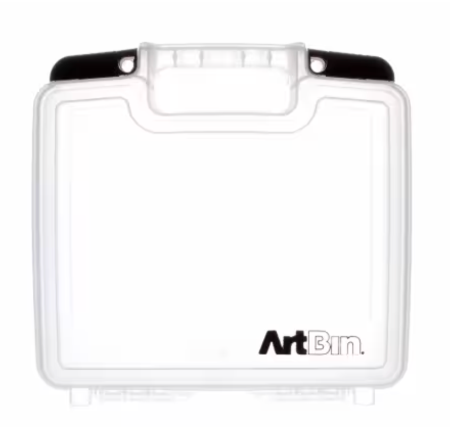 Quick View Case with Matching Latches Clear Translucent Stackable
