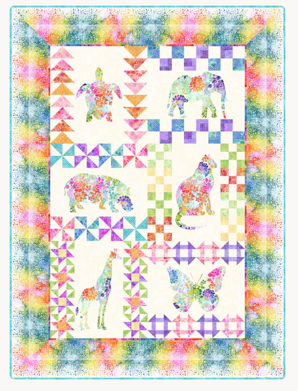 Felicity Menagerie Samper Quilt Pattern