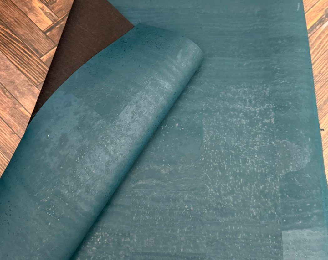 Cork Fabric in Surface Teal-18x27"