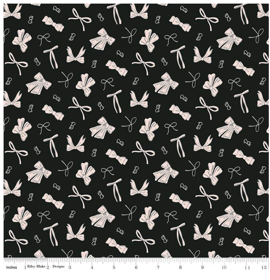 Barbie Vintage Bows Black