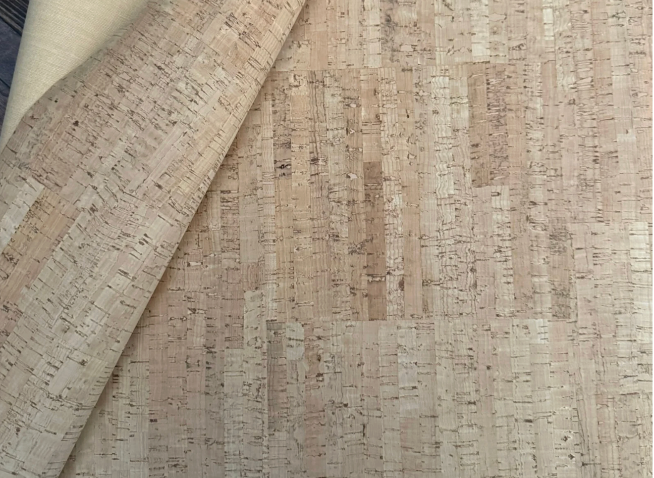 Cork Fabric in Natural-18x54"