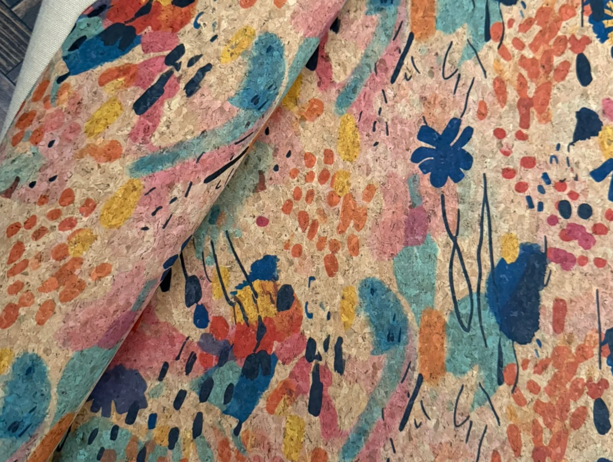 Cork Fabric in Color Fusion-13x18