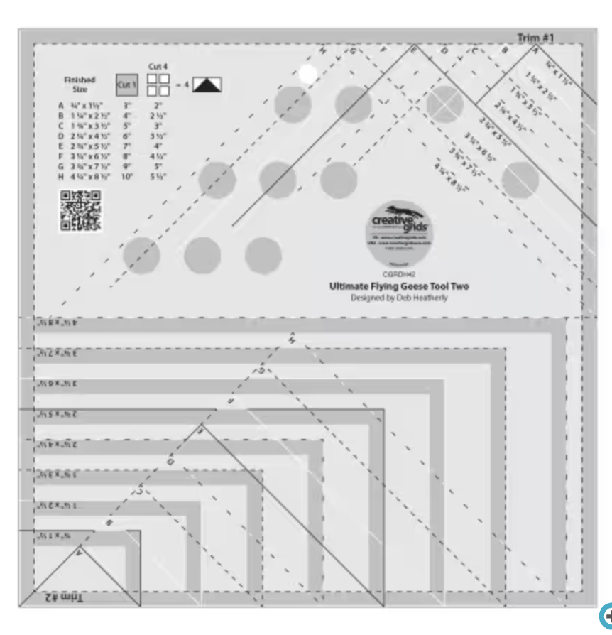 Ultimate Flying Geese Tool Two Ruler