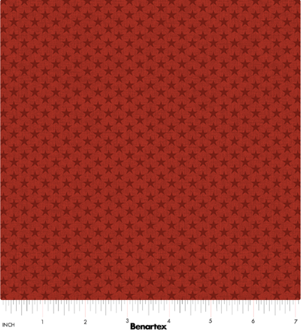 American Valor-Textured Stars Red