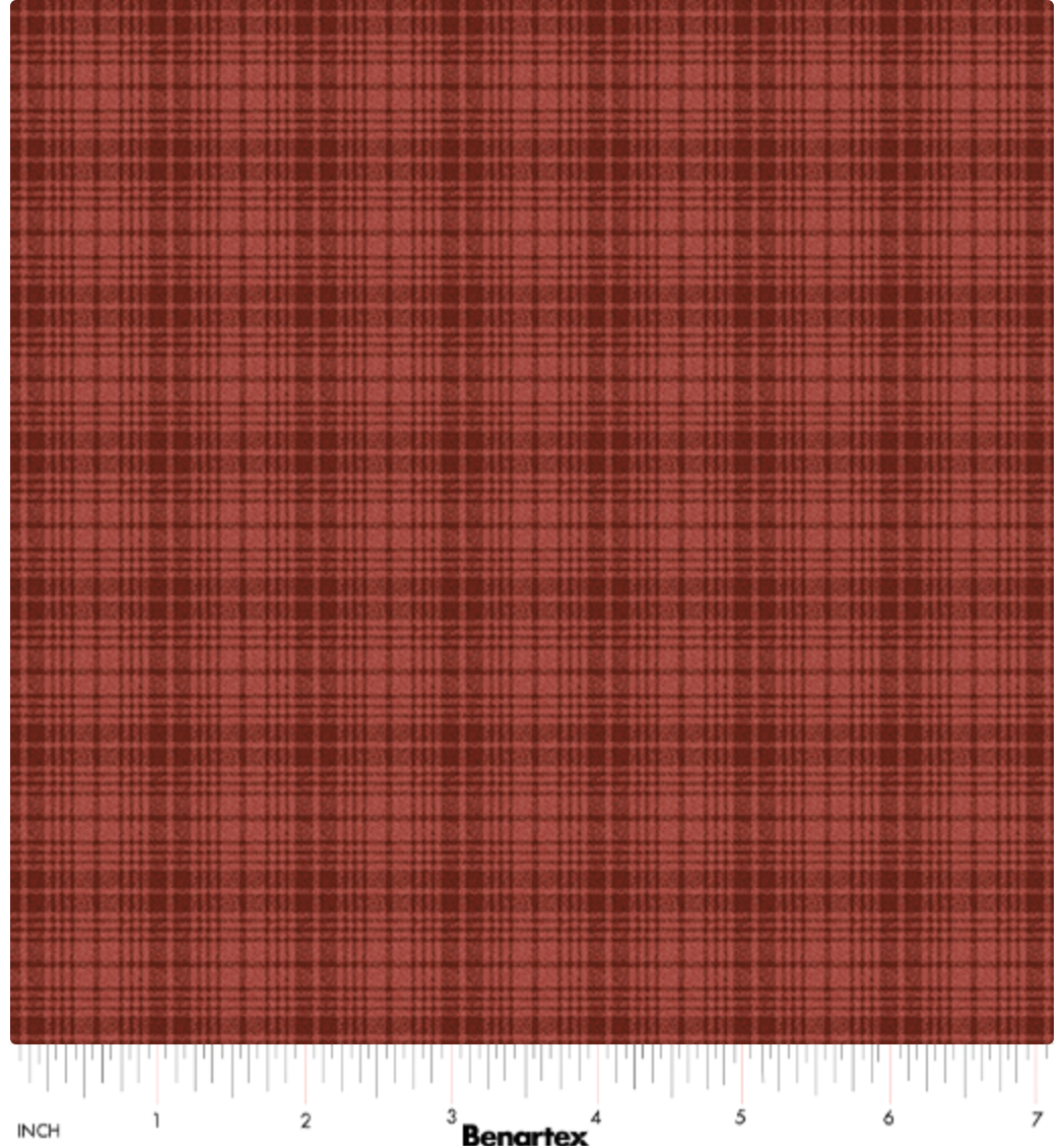 American Valor-Tonal Plaid Red