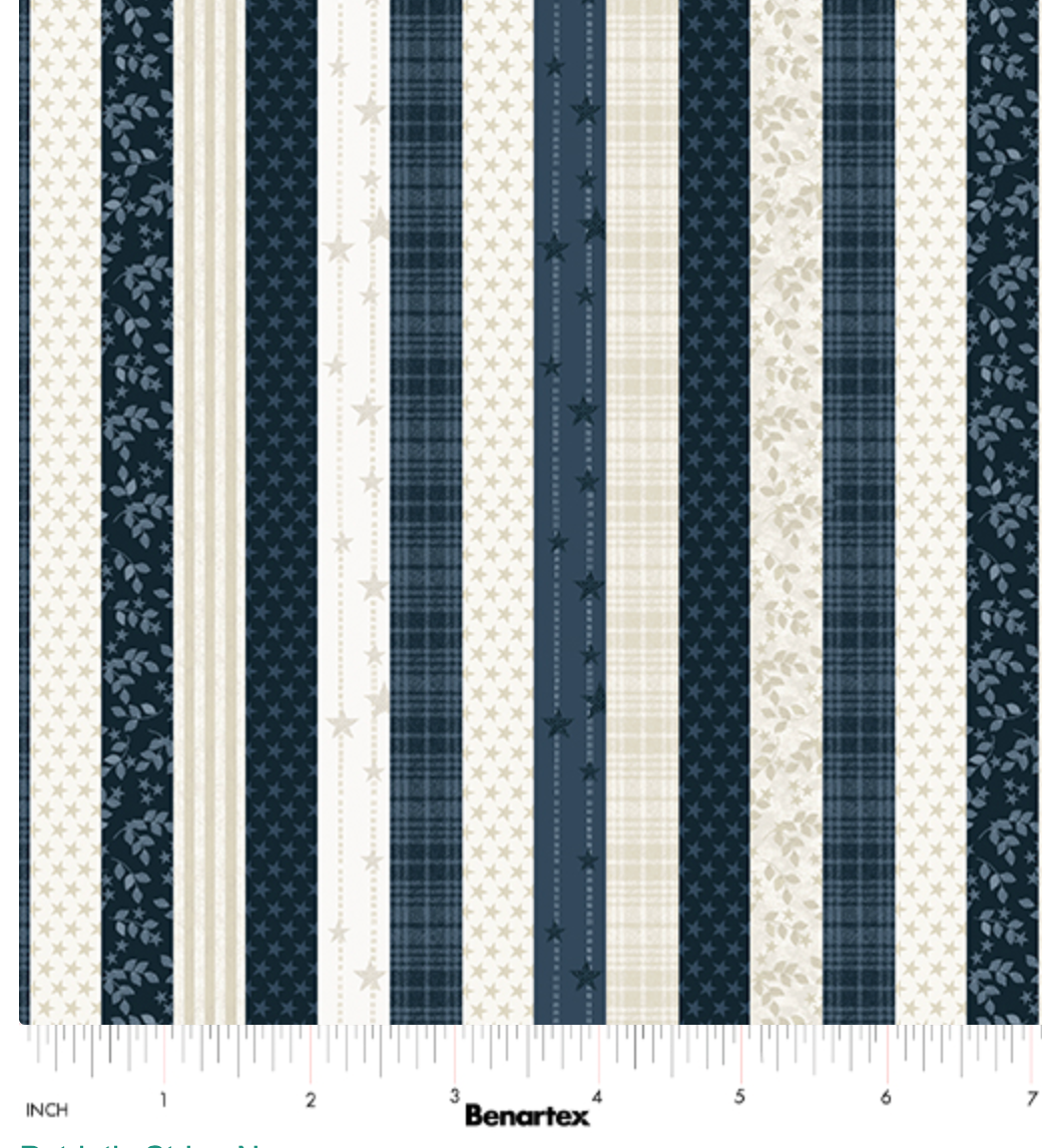 American Valor-Patriotic Stripe Navy