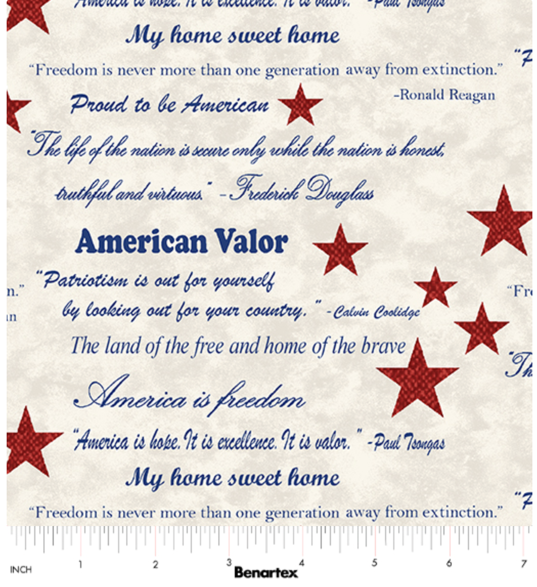 American Valor-Words of Valor Light Natural