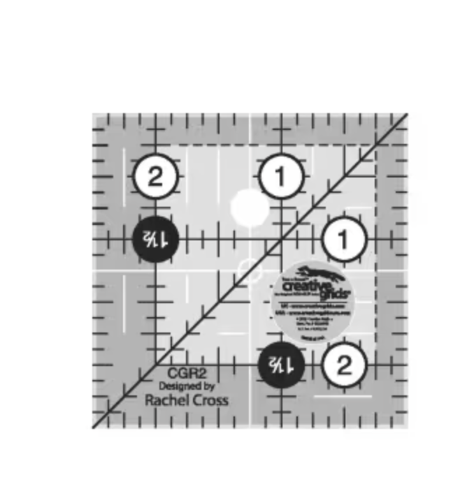Creative Grids Quilt Ruler 2-1/2in Square