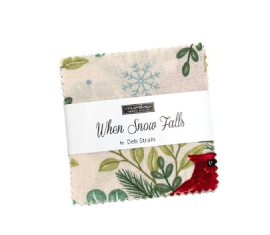 When Snow Falls Mini Charm