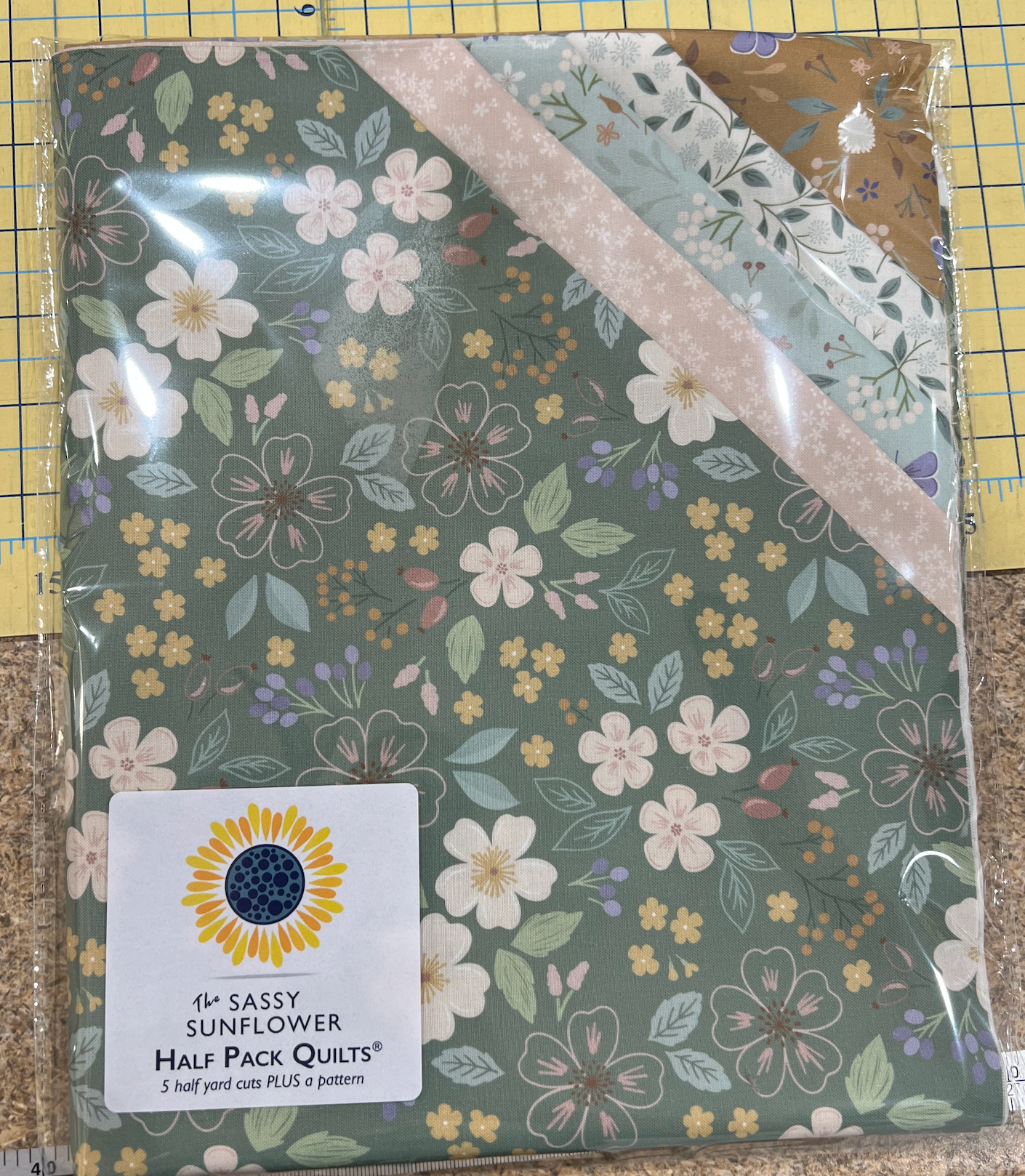 Sky Garden- The Sassy Sunflower Half Pack Quilt Kit