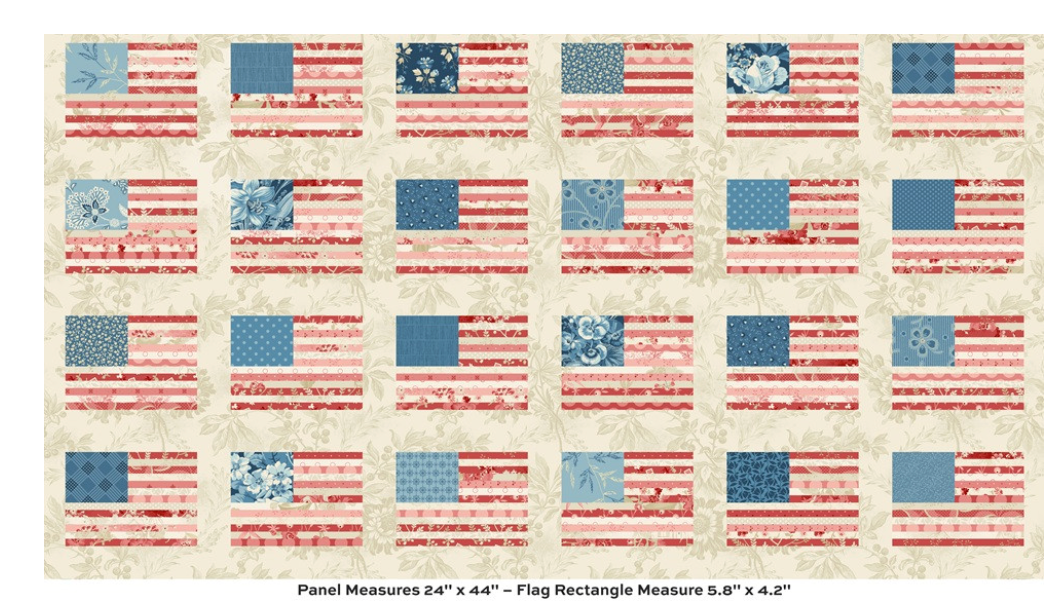 Star and Stripes Wideback-Laundry Basket 108"