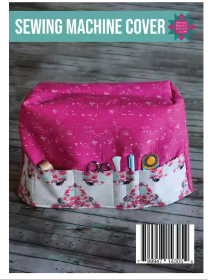 Sewing Machine Cover Postcard Pattern