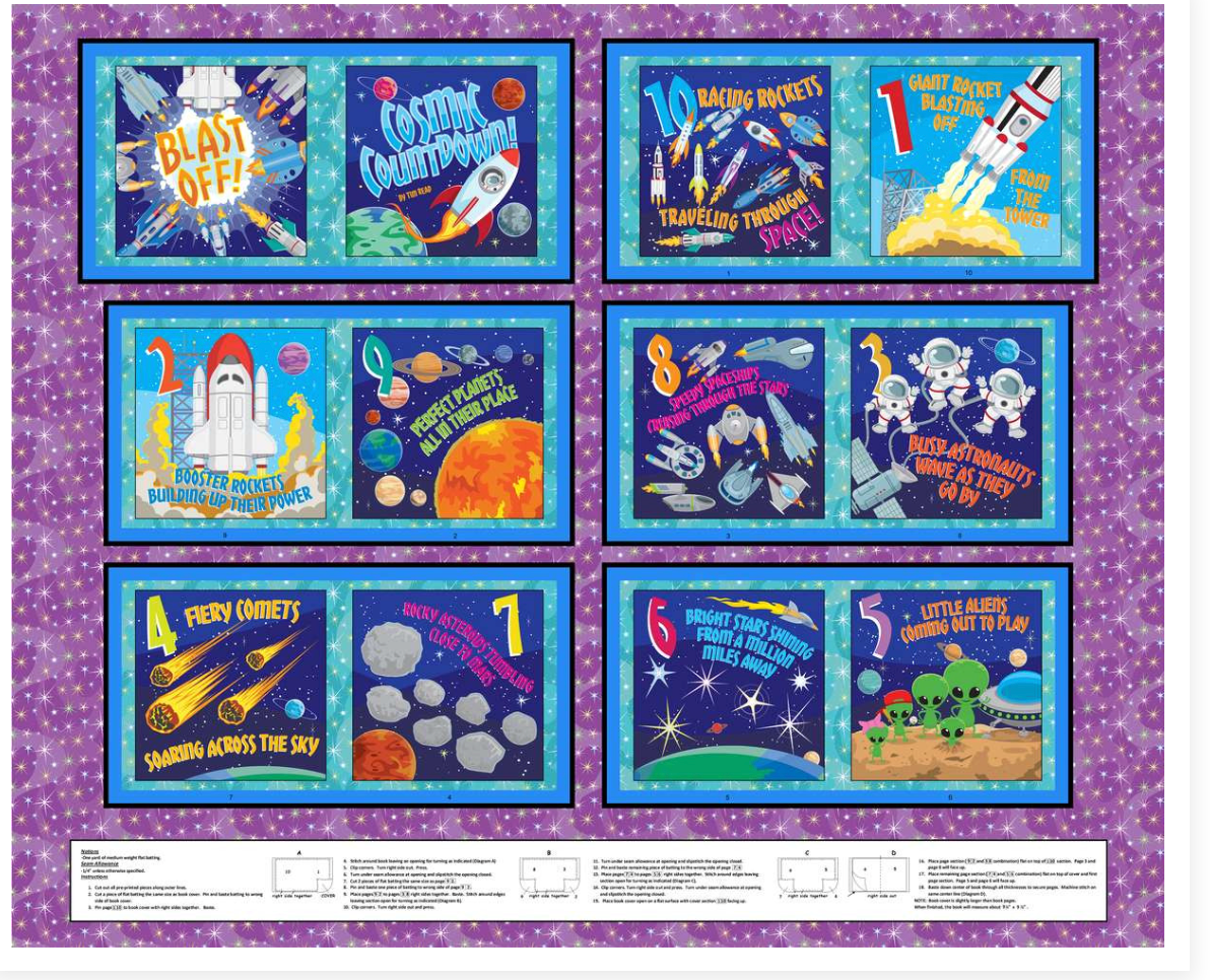 Cosmic Countdown-Book Panel
