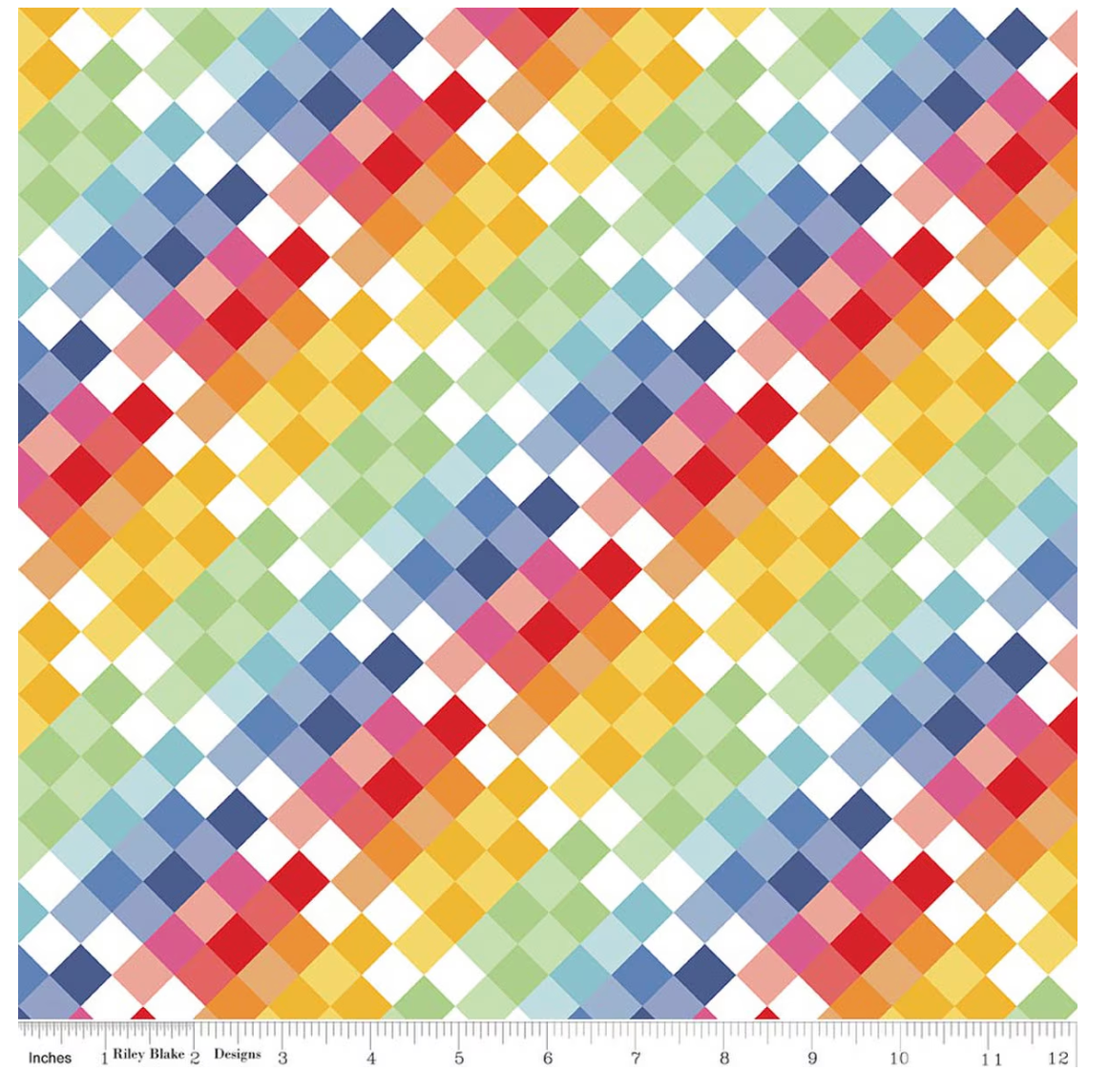 Dear Sweethearts 107/108" wideback-Check multi
