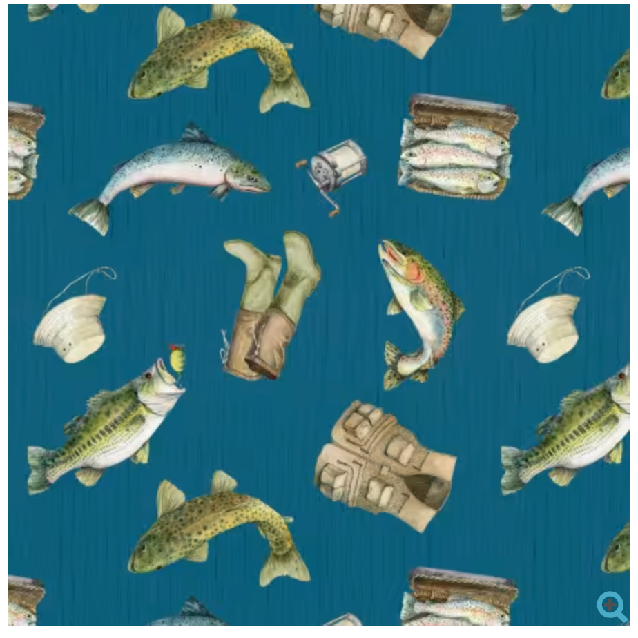 Reeled In-Blue Miscellaneous Toss