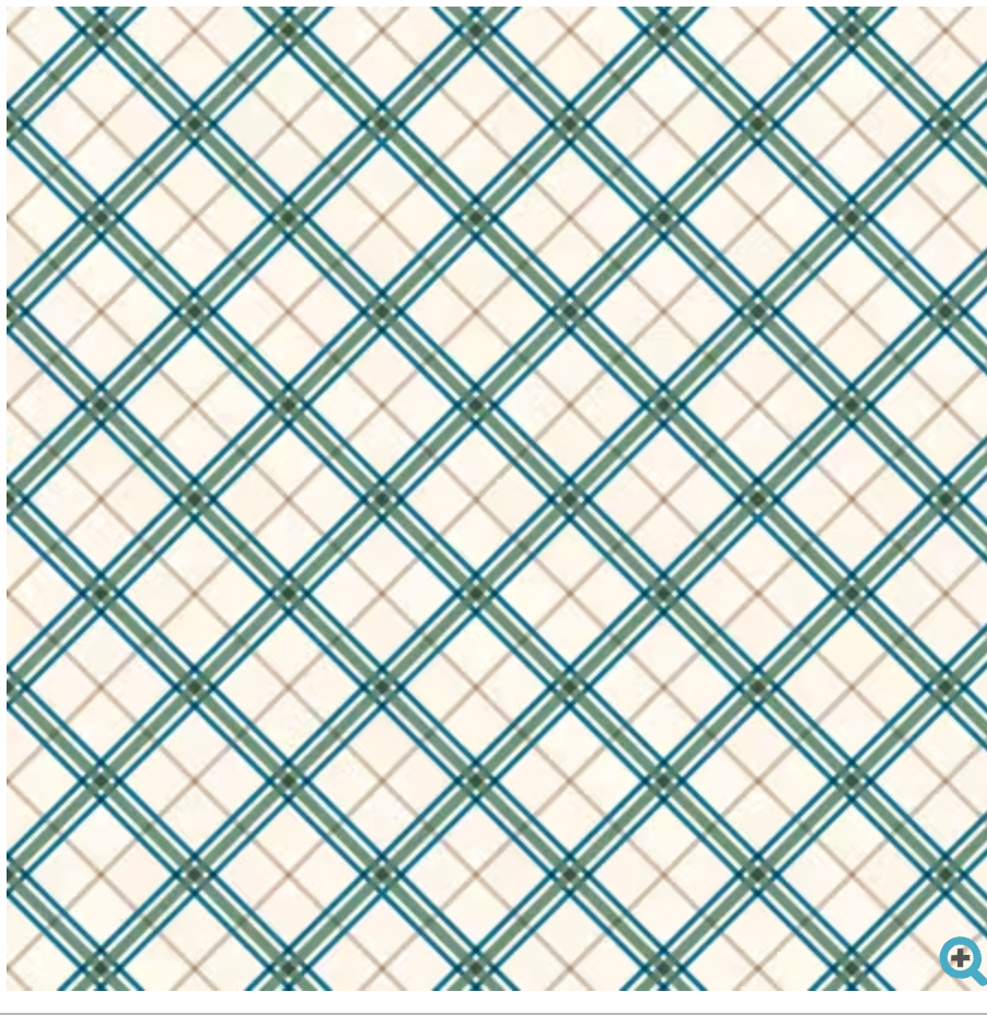 Reeled In-Cream Plaid